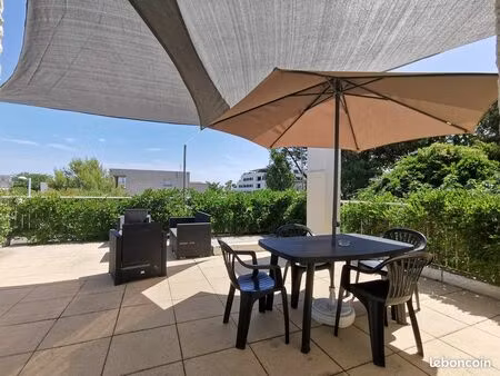 appartement climatisé de 43 m² grande terrasse