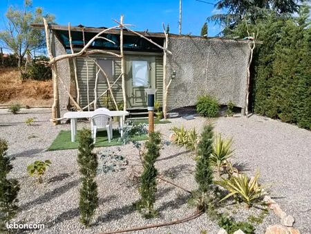location mobil home avec jardin clim parking