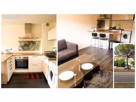 appartement t1bis meublé 32m² – saint-orens – parking couvert & fibre