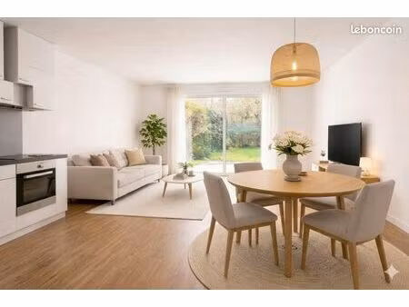 appartement f3 de standing en rez de jardin