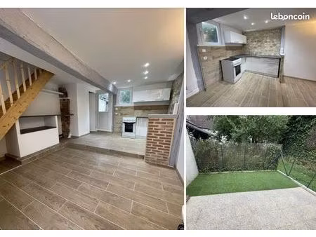 maison 55m2 jardinet plein centre st germer de fly