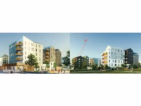 appartement type 3 - dernier etage avec balcon - 61m2 - angers 49100