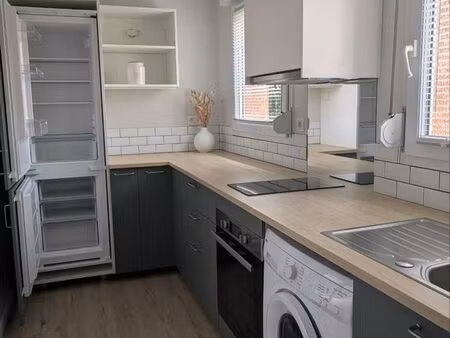 t3 meublé traversant 54 m² à cugnaux – vue parc arboré■loyer : 750 cc