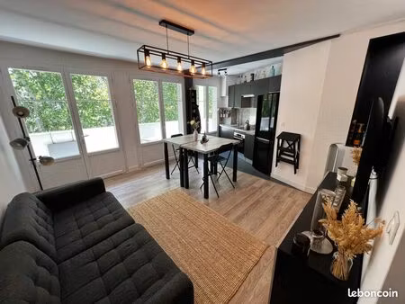 t3 meublé 50 m² – 2 chambres – 2 balcons + box – toulouse compans / allée de barcelone