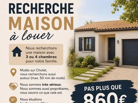 recherche maison urgent