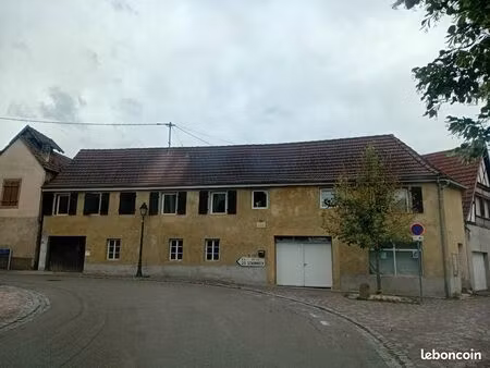 vente maison + grange cour