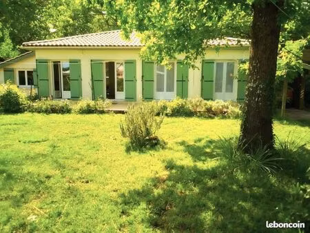 ? maison plain-pied 100m² – écrin de verdure – le pian-médoc (33)