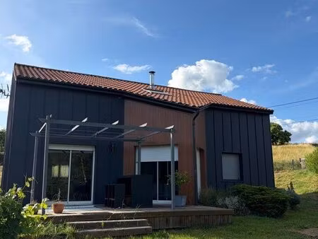 ?maison ossature bois 3 chambres - terrain 1965m2 - ludesse