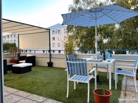 vieux-lille – terrasse 45 m² – garage – appartement t2/t3 64 m²