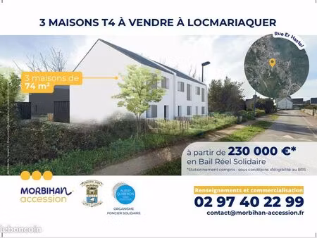 maison 75 m² locmariaquer