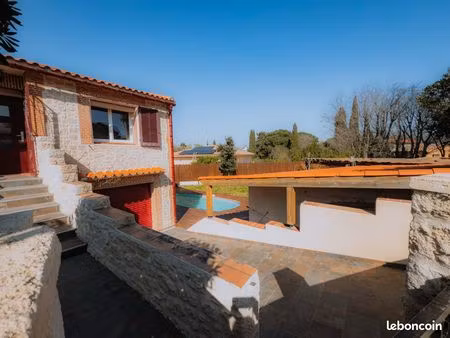 maison rénovée avec piscine  double habitation et fort potentiel locatif – à 10 min de la 