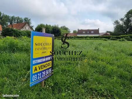 terrain 970 m² gouy-servins