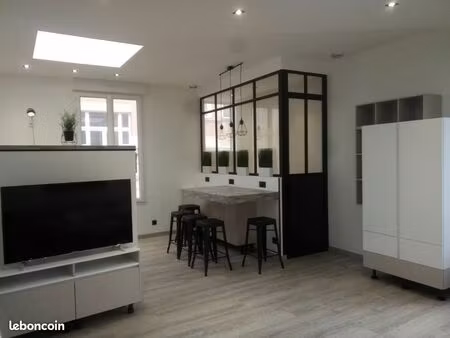 exceptionnel : maisonnette meublée t2 50m2 avec superbe extérieur située cours j-b langlet