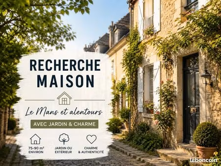 ? recherche maison à acheter – le mans et alentours