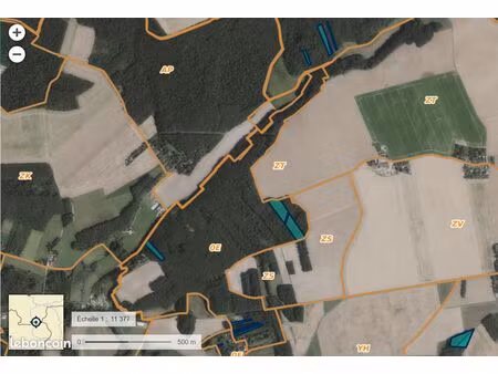 terrain 44900 m² bransles