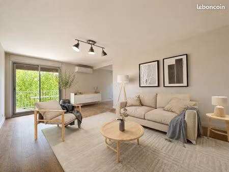 ? appartement 5 pièces rénové + 2 parkings - résidence sécurisée - toulouse