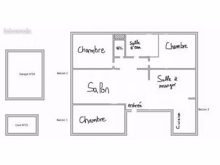 appartement 4 pièces 99m2