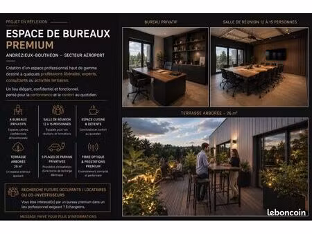 bureaux premium – professions libérales / consultants – andrézieux-bouthéon (secteur aérop