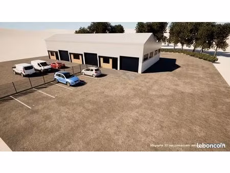 entrepôt réhabilité 180 m² avec terrain 1 300 m² – direct propriétaire