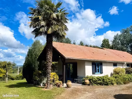 maison plain-pied 88m² - parc arboré 6061m² - vue panoramique - 2 chambres - proche mamers