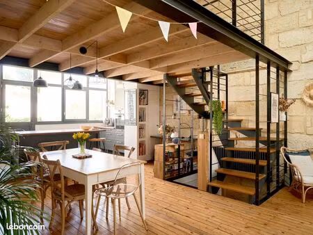 échoppe rénovée architecte – 104 m² - jardin – bordeaux bastide