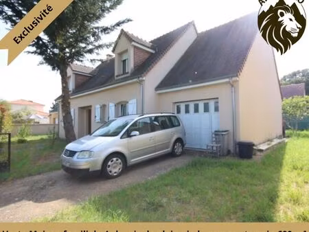 maison familiale 4 ch - vie de plain pied - garage - terrain 600 m²