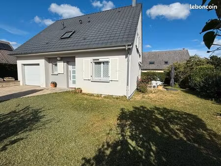 maison individuelle à sausheim – 113 m²  3 chambres  jardin arboré de 5 ares et grand gara