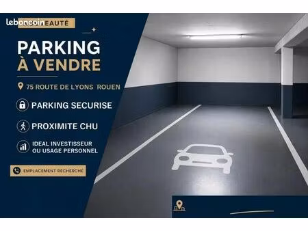 parking 20 m² rouen