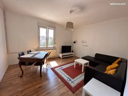 debut neudorf 3p meublé avec jardin dans maison tri famille