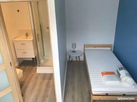 loue chambre 14m² étudiante proche cité scientifique à villeneuve-d’ascq (59)