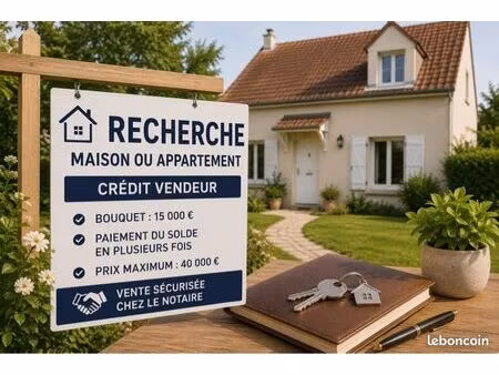 recherche maison ou appartement – achat en crédit vendeur