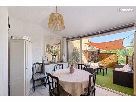 rare – le barcarès – plain-pied rénové  terrasse  parking privé  plage à pied