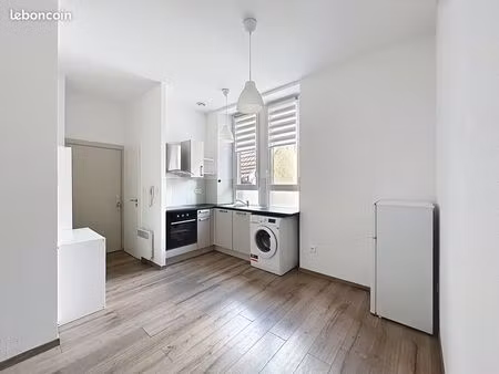 f2 lumineux 35 m² – mulhouse hyper centre historique – dpe d – 595 cc - libre de suite