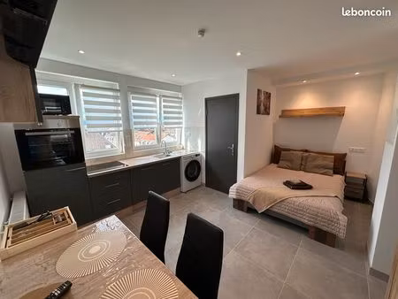 joli studio pour etudiant meuble et equipe plein centre de mulhouse
