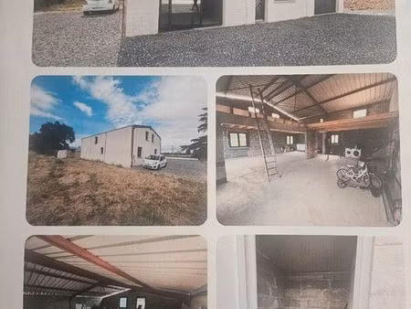 terrain + hangar 1300m2