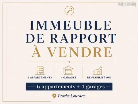 immeuble de rapport à rénover : rentabilité 10 %
