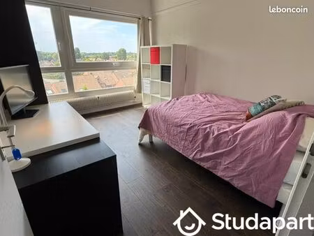 chambre 1 pièce 11 m²