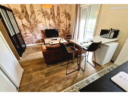 appartement meublé - 2 pièces - 32m² + balcon- orvault petit chantilly