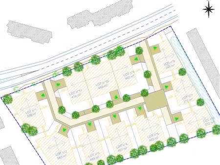 terrain constructible 460 m² viabilisé – 90000