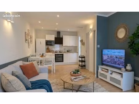 3 pièces échoppe 60m² - climatisée - tram a