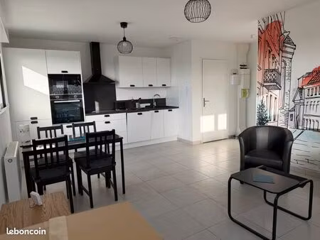 appartement meublé 41 m² – 1 chambre – wattignies (proche chru lille)