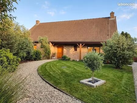 maison semi-plain-pied 163m² - terrain 1300m² - grand garage 50m² - vermelles
