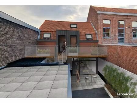 appartement t2 duplex meublé - lille hellemmes hyper centre – 39m² neuf