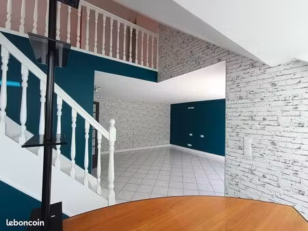 ile de nantes duplex 120 m² - terrasse - 3 chambres - bureau mezzanine