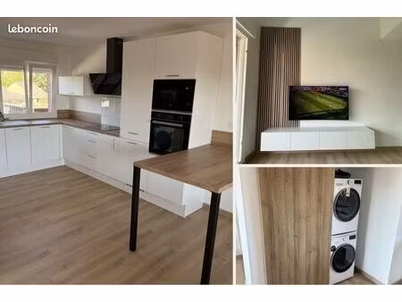 appartement meublé 50 m² – duplex rénové à neuf – acheville (62320)