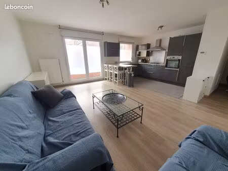 t4 meublé lille centre - 3 chambre 77m2