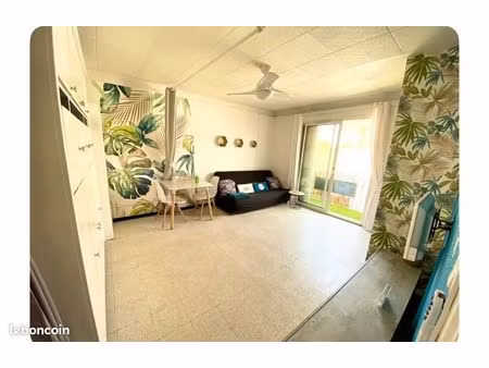 studio meublé 25 m² – canet-en-roussillon – bail étudiant ou mobilité (septembre à juin)