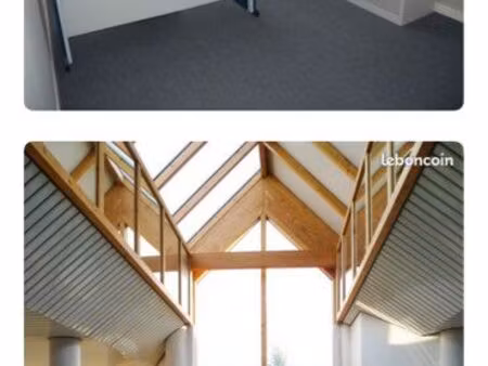 bureaux à louer de 10 à 72 m² – proche nantes sud /vertou – parking – dès 125