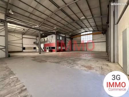 location pro | local industriel / bâtiment | 518 m² | bessines