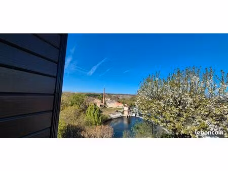 appartement de charme rénové au cœur de saïx 136m2 dont 116m2 habitables vue sur l'agout